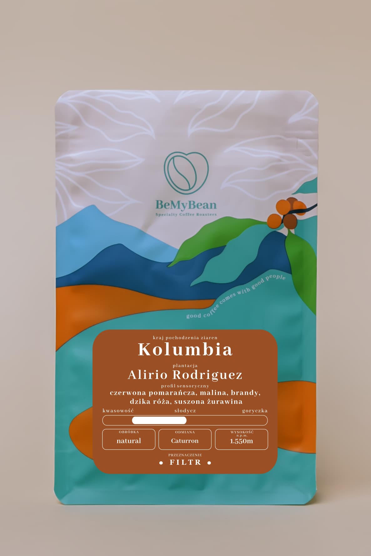 Kolumbia Alirio Rodriguez - kawa od BEMYBEAN, Kolumbia