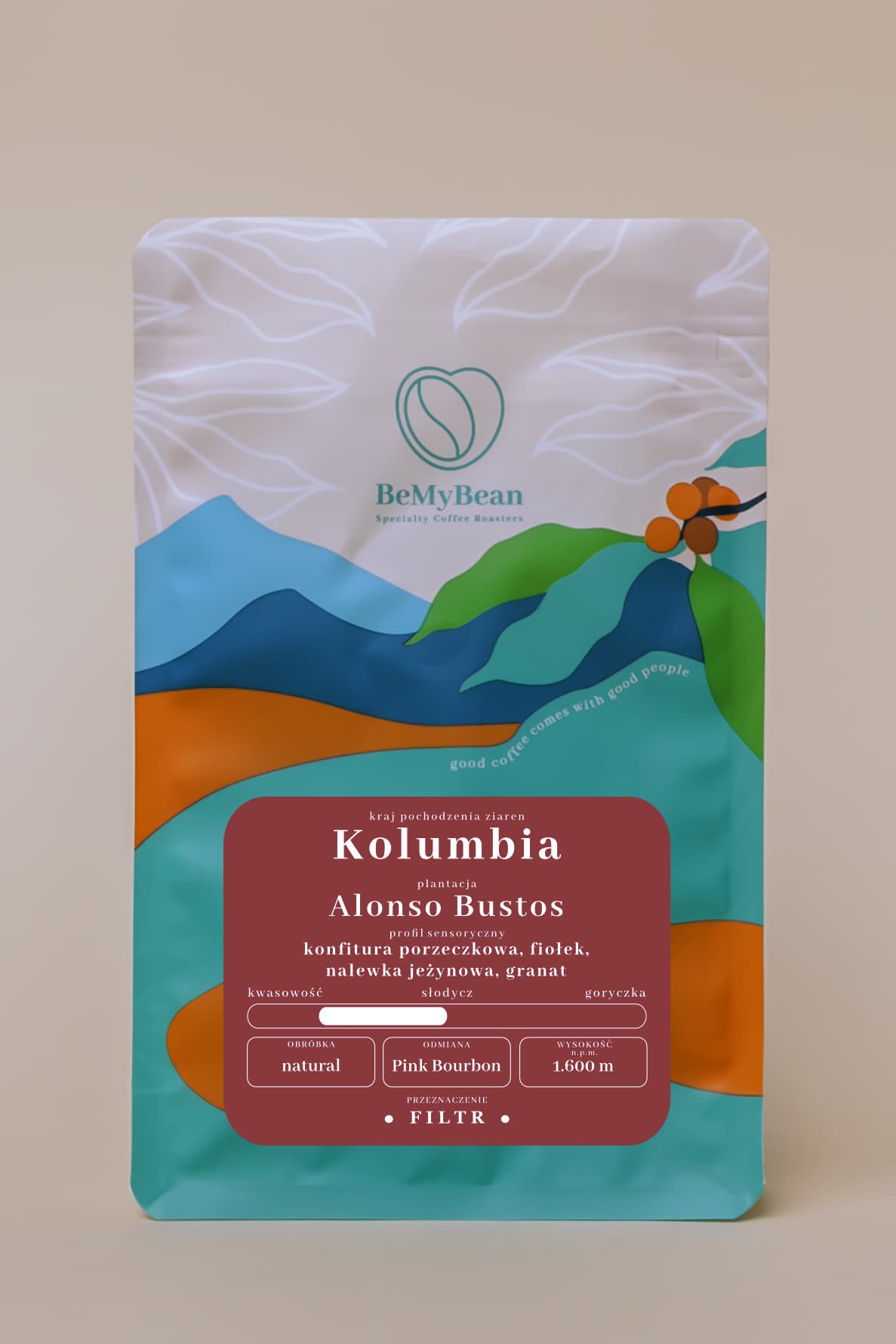 Kolumbia Alonso Bustos test - kawa od BEMYBEAN