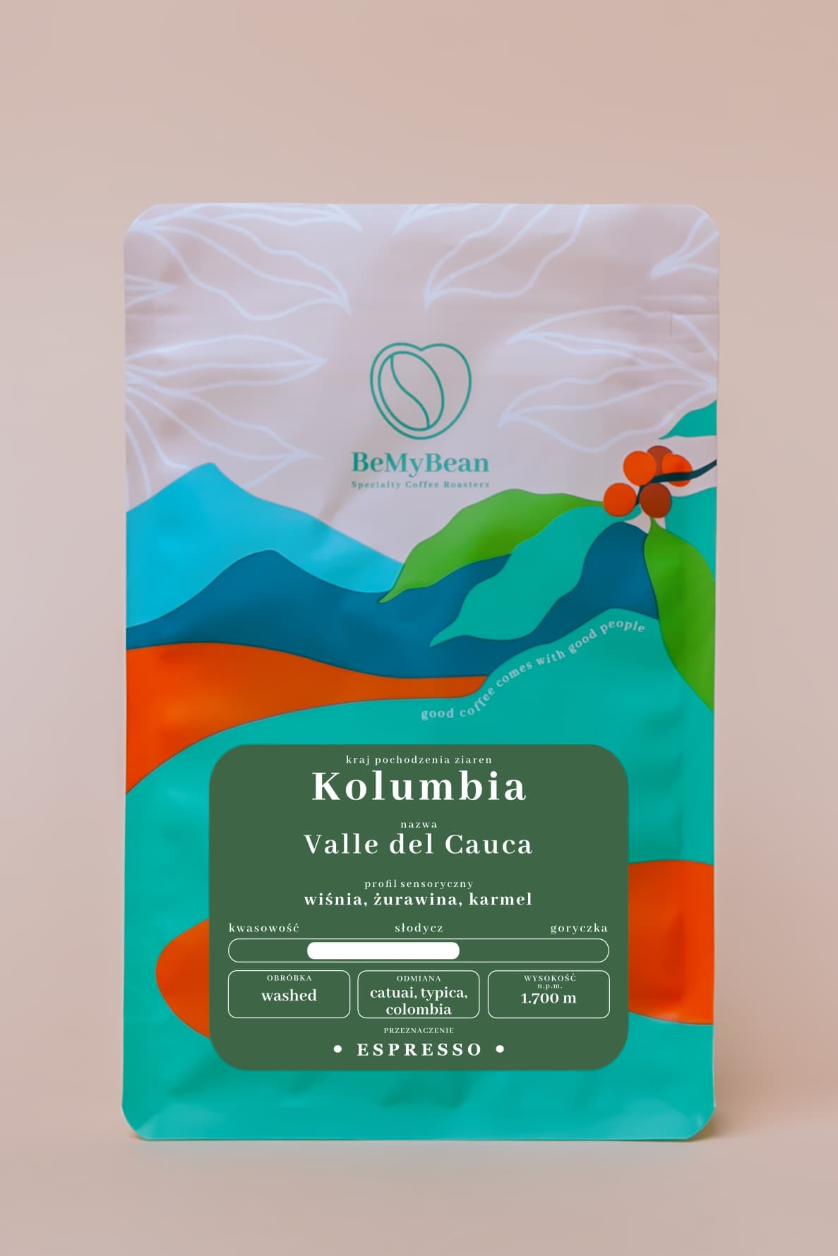 Kolumbia Valle del Cauca - kawa od BEMYBEAN, Kolumbia