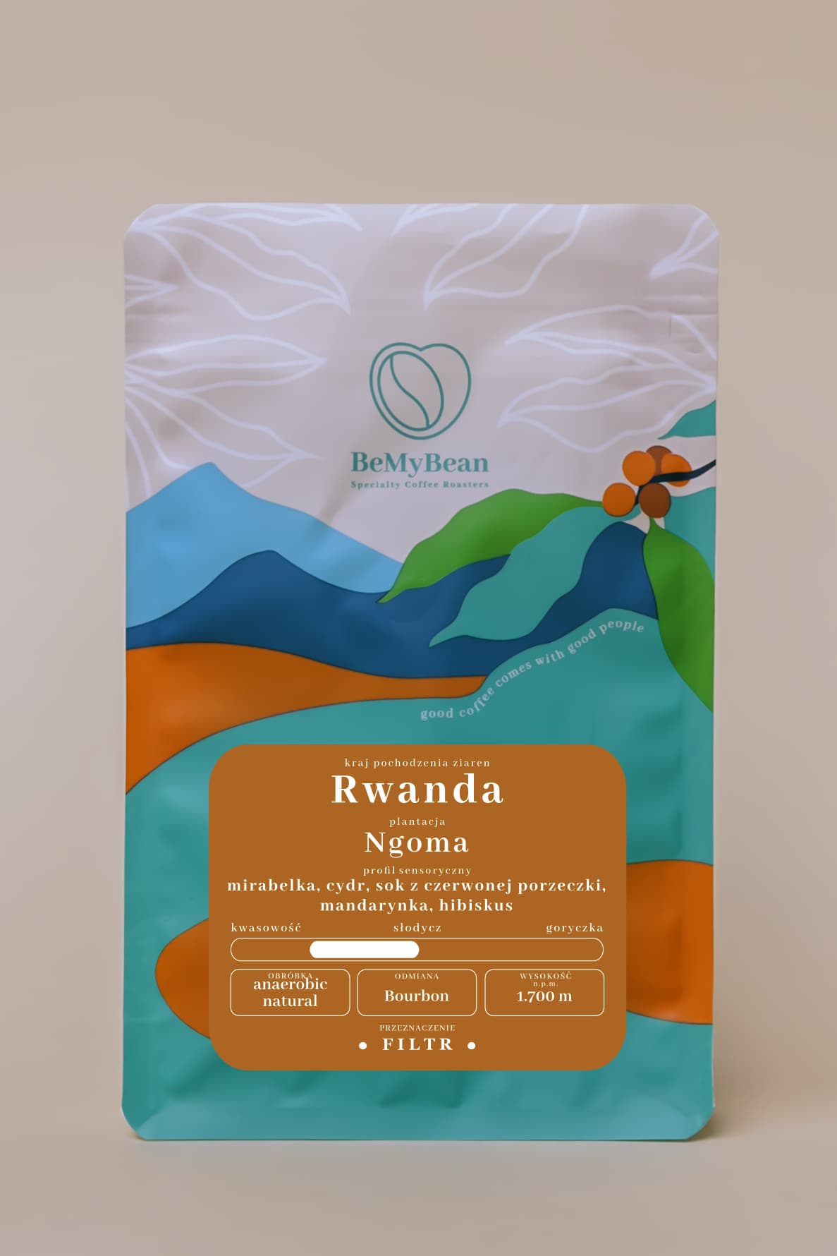 Rwanda Ngoma - kawa od BEMYBEAN, Rwanda