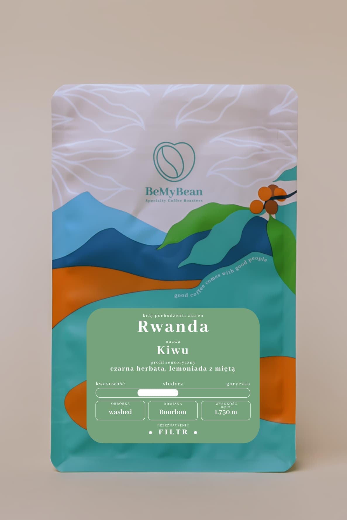 Rwanda Kiwu - kawa od BEMYBEAN, Rwanda