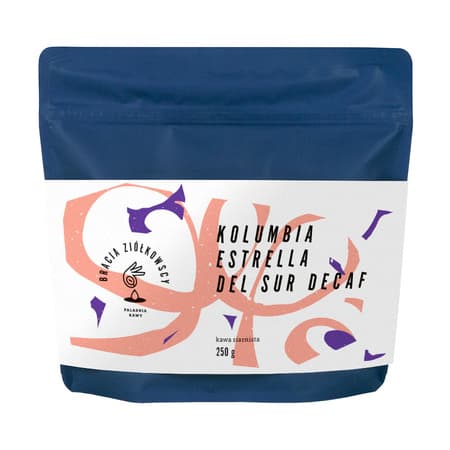 Kolumbia Estrella del Sur Sugarcane Decaf - kawa od BRACIA ZIÓŁKOWSCY, Kolumbia