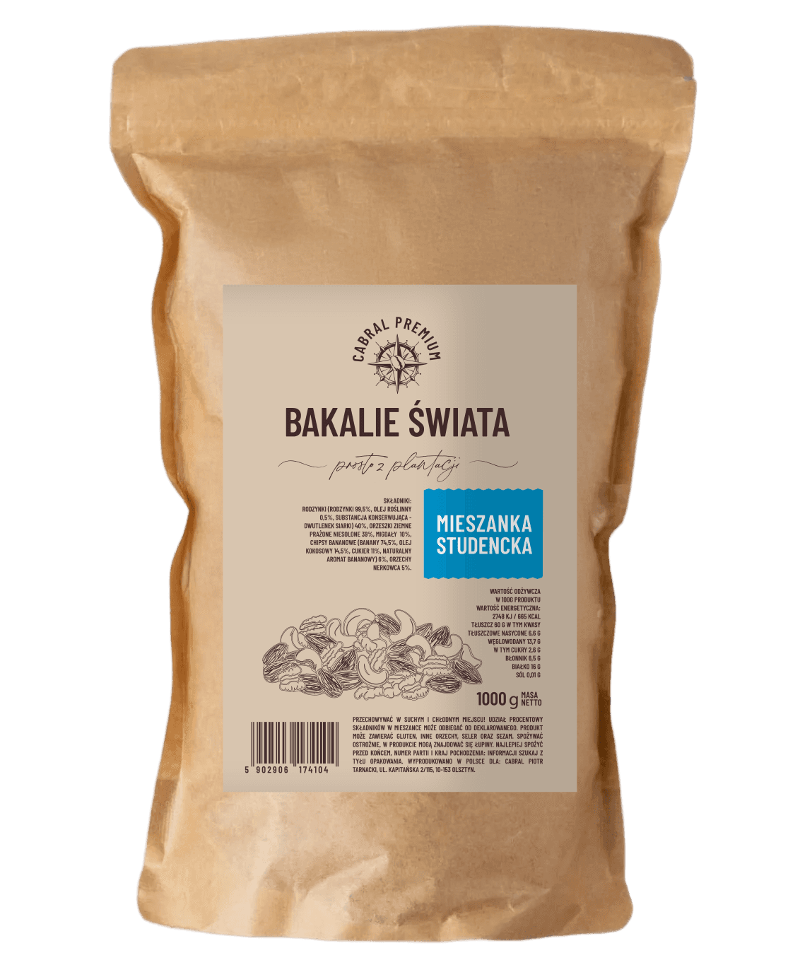 Mieszanka studencka - kawa od Cabral Pl