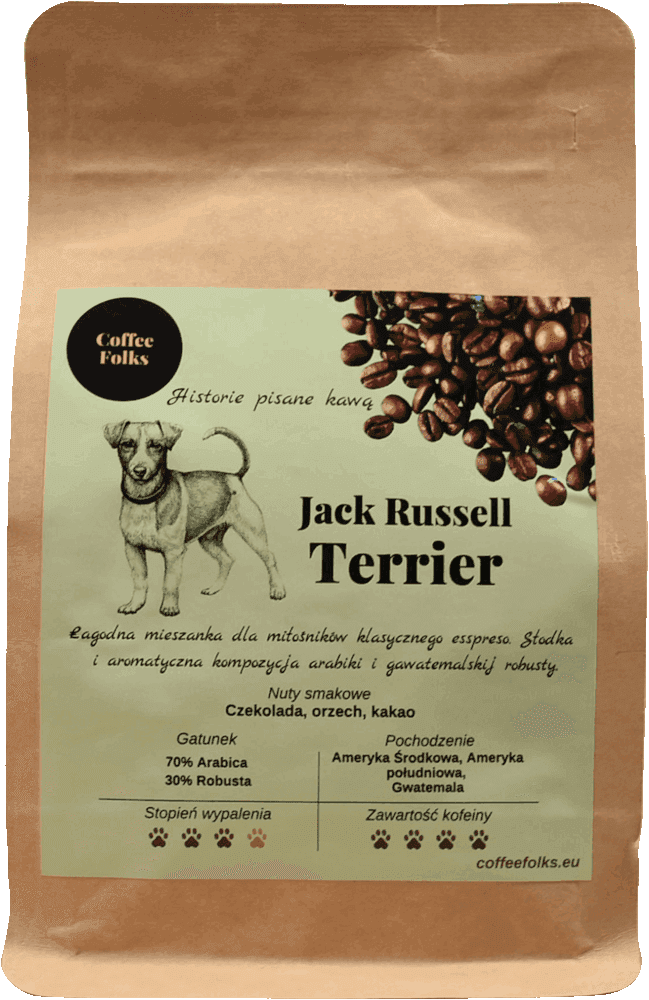 Jack Russell Terier - kawa od Coffee Folks, Brazylia