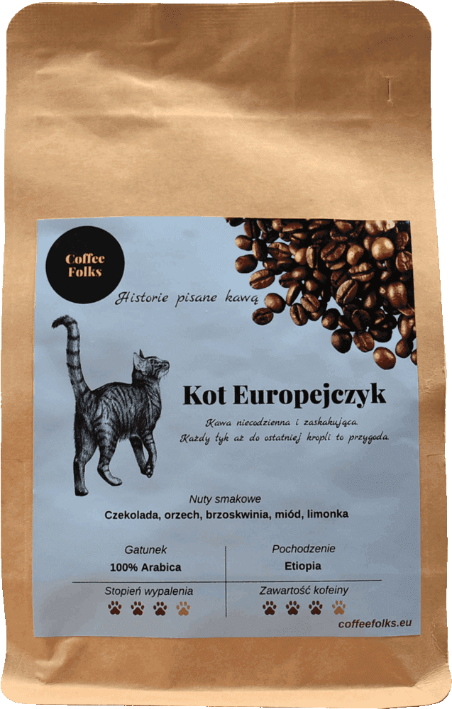 Kot Europejczyk - kawa od Coffee Folks, Kolumbia