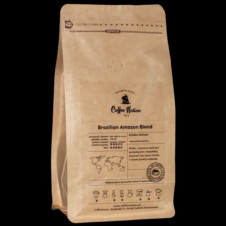 Brazilian Amazon Arabika i Robusta | CoffeeNation - kawa od Coffee Nation, Brazylia