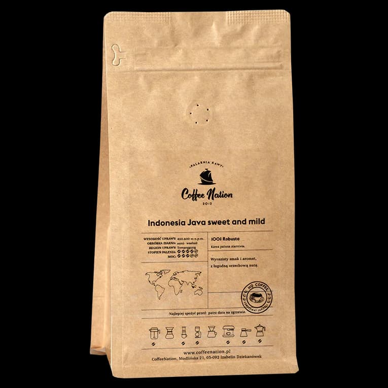Java sweet & mild 100% Robusta | CoffeeNation - kawa od Coffee Nation, Indonezja