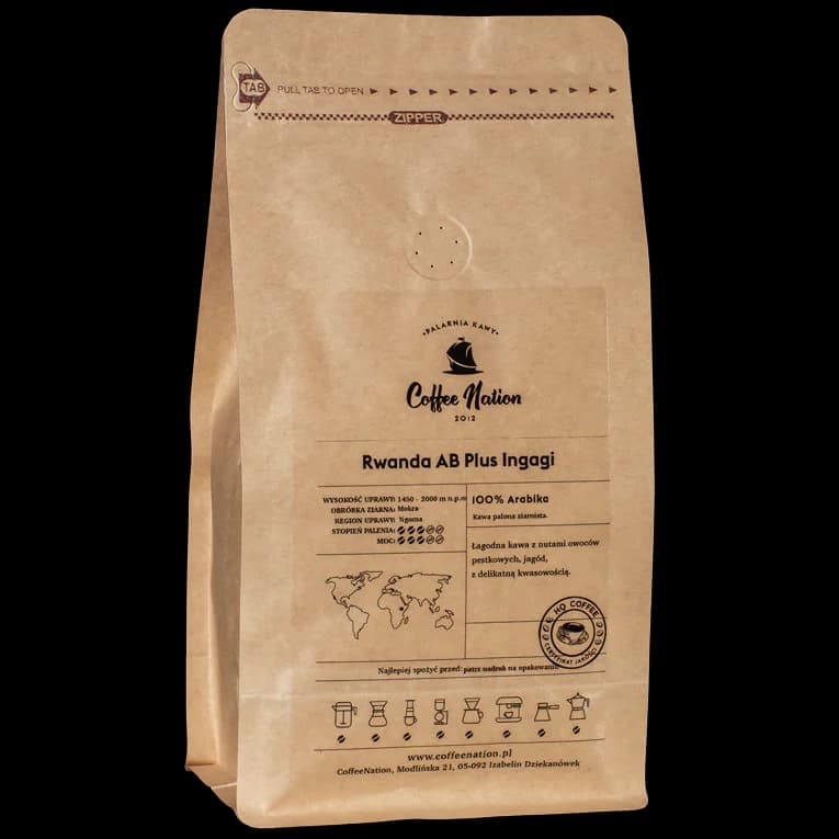 Rwanda AB Plus Ingagi - kawa od Coffee Nation, Rwanda