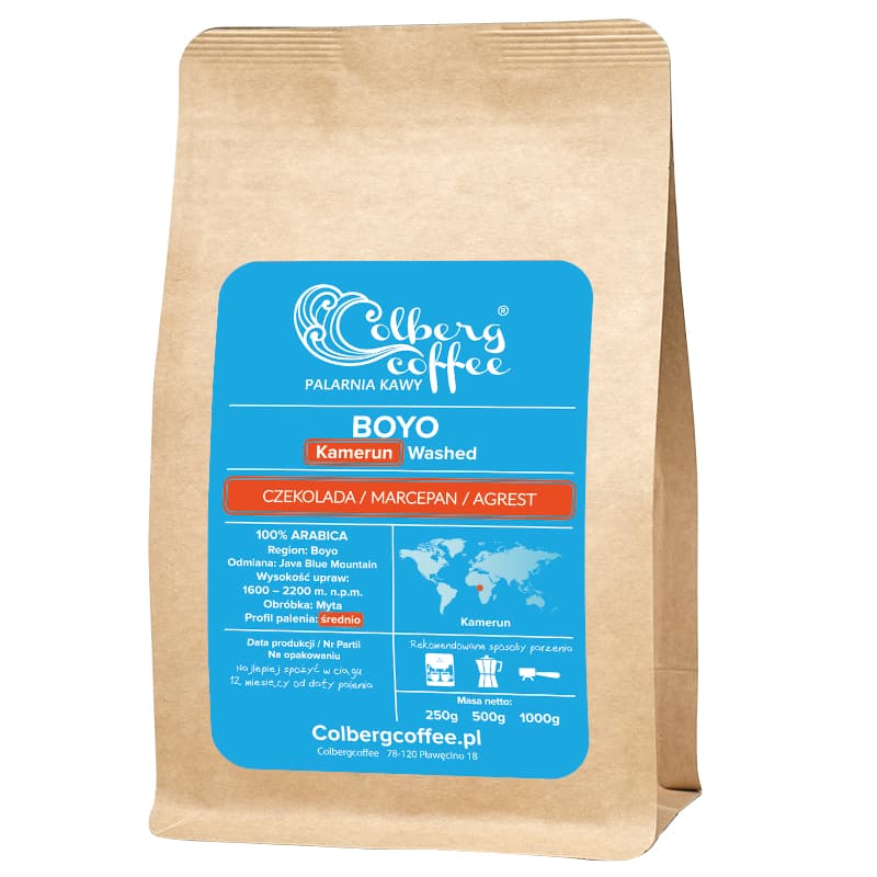 Kamerun Boyo średnio palona pod - kawa od Colberg Coffee, Brazylia