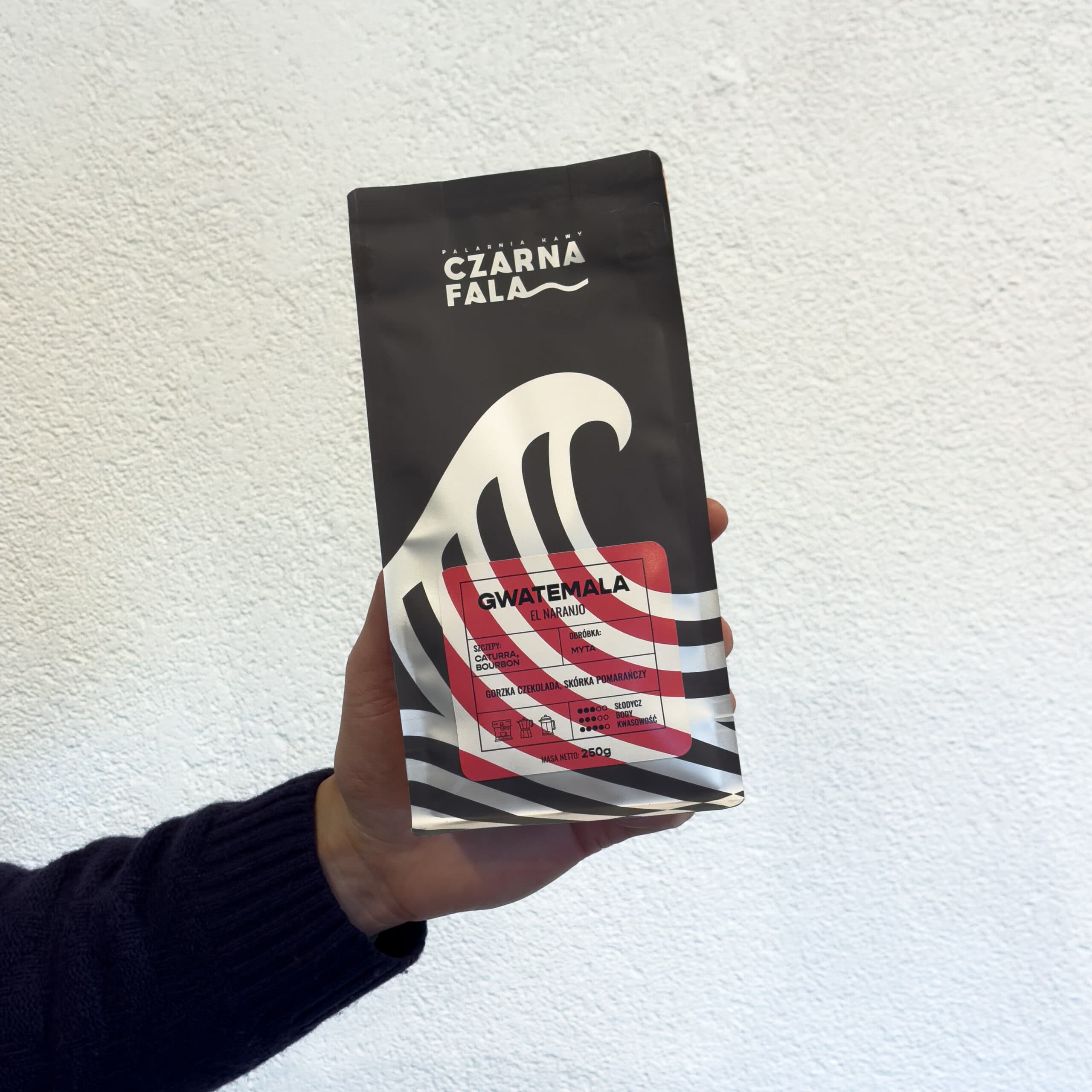 Gwatemala El Naranjo myta () - kawa od Palarnia Czarna Fala, Gwatemala