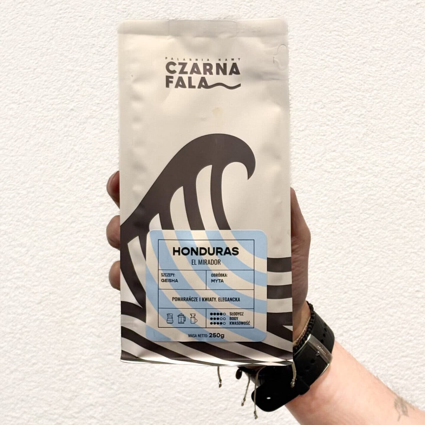 Honduras El Mirador geisha myta () - kawa od Palarnia Czarna Fala, Honduras