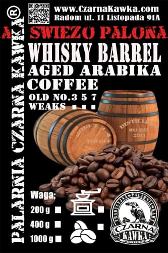 Whisky Barrel z beczki po whisky OLD No.3 - kawa od Czarna Kawka, Gwatemala
