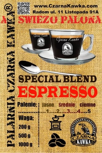 Espresso BLEND - kawa od Czarna Kawka, Uganda
