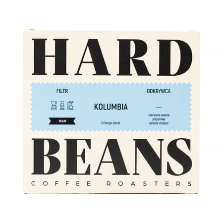 Kolumbia El Vergel Decaf - kawa od HARD BEANS, Kolumbia