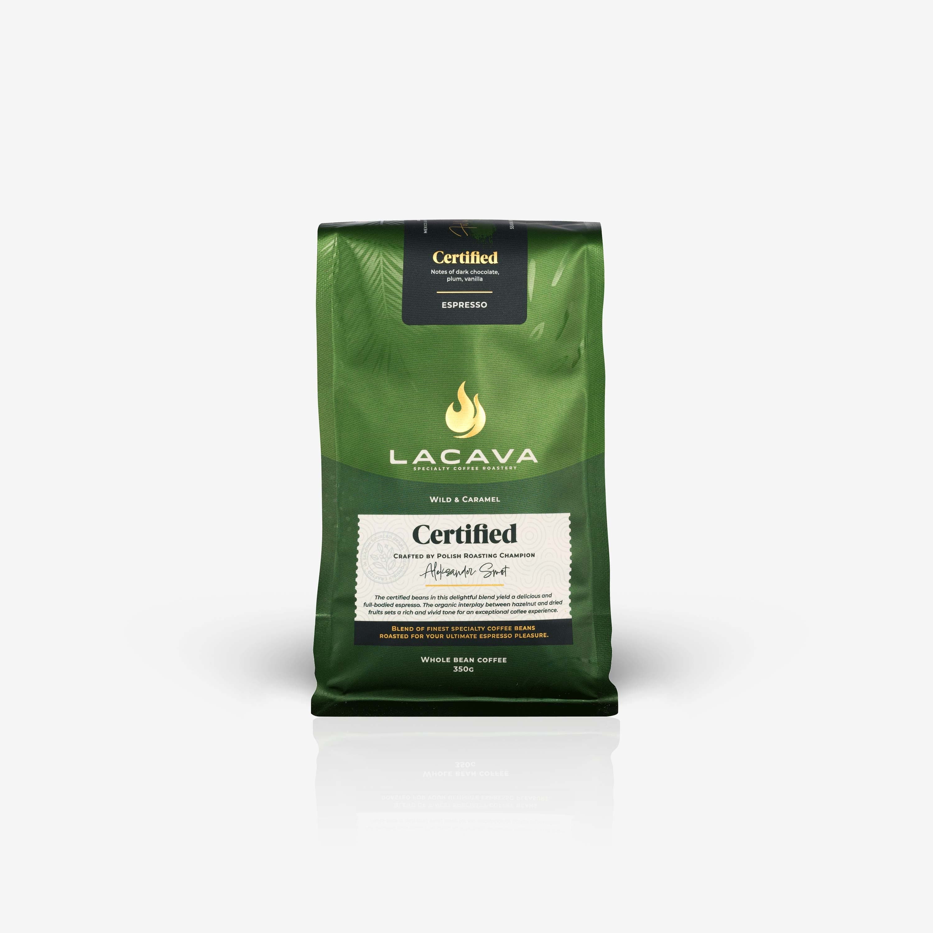 Certified - kawa od LACAVA