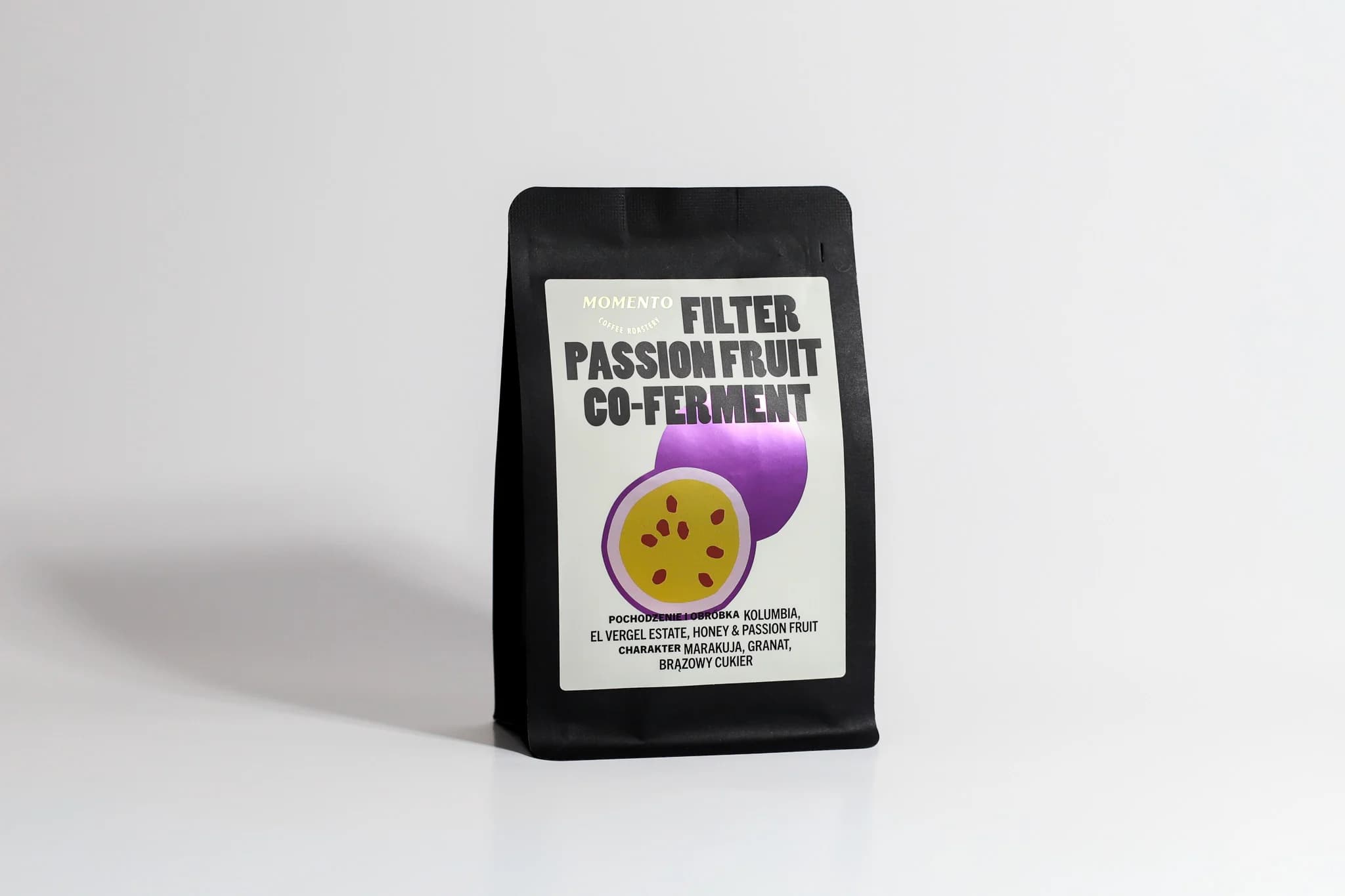 CO-FERMENT PASSION FRUIT Kolumbia, El Vergel Estate - kawa od Momento Coffee, Kolumbia