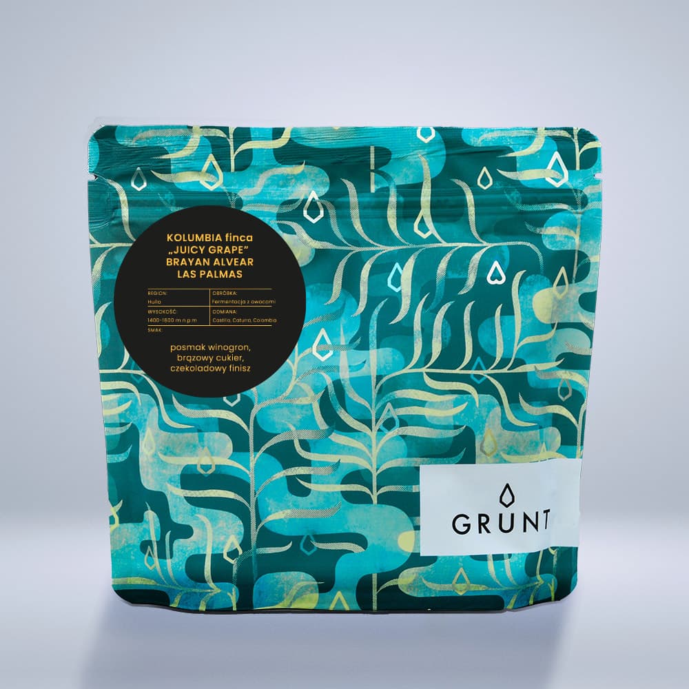 KOLUMBIA FINCA “JUICY GRAPE” BRAYAN ALVEAR LAS PALMAS - kawa od Palarnia Grunt, Kolumbia