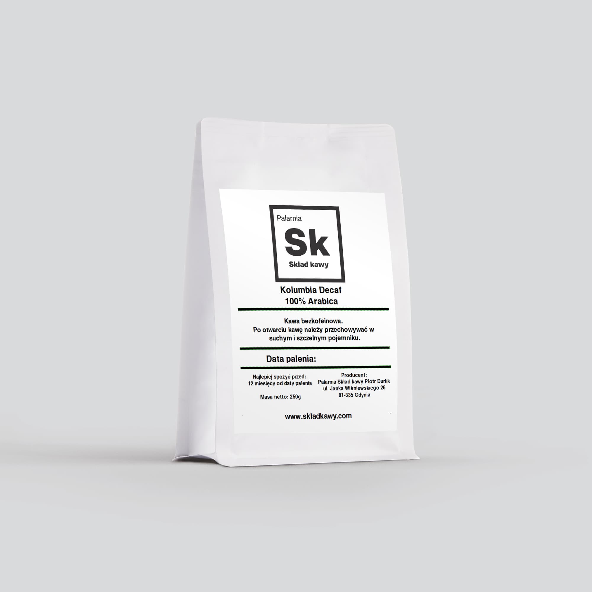 Kolumbia Bezkofeinowa - kawa od Skład Kawy, Kolumbia