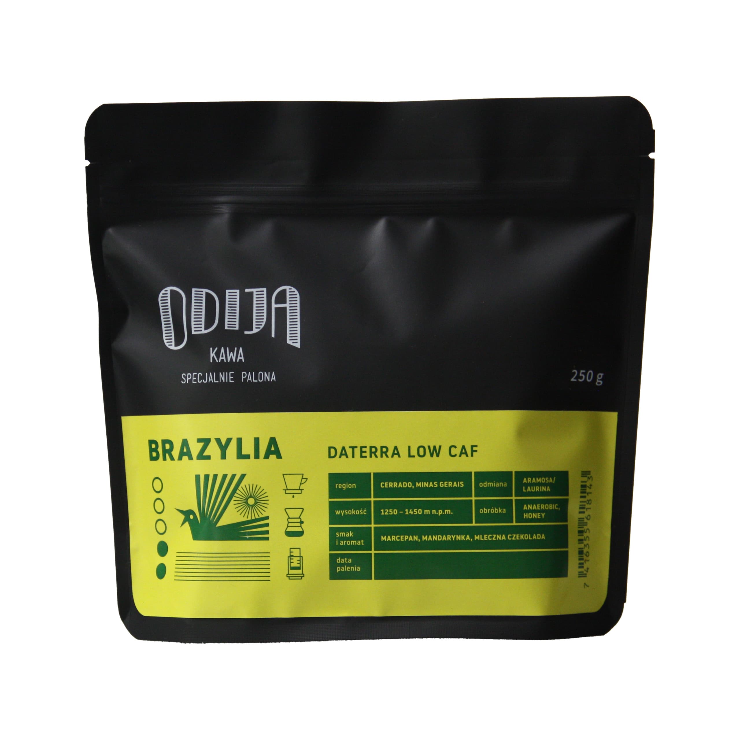 ODIJA Brazylia Daterra low caf reserve - kawa od Uno Espresso, Brazylia