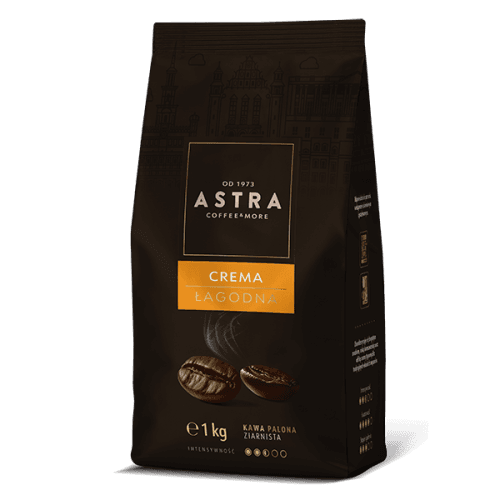Łagodna Crema - kawa od Astra, Brazylia