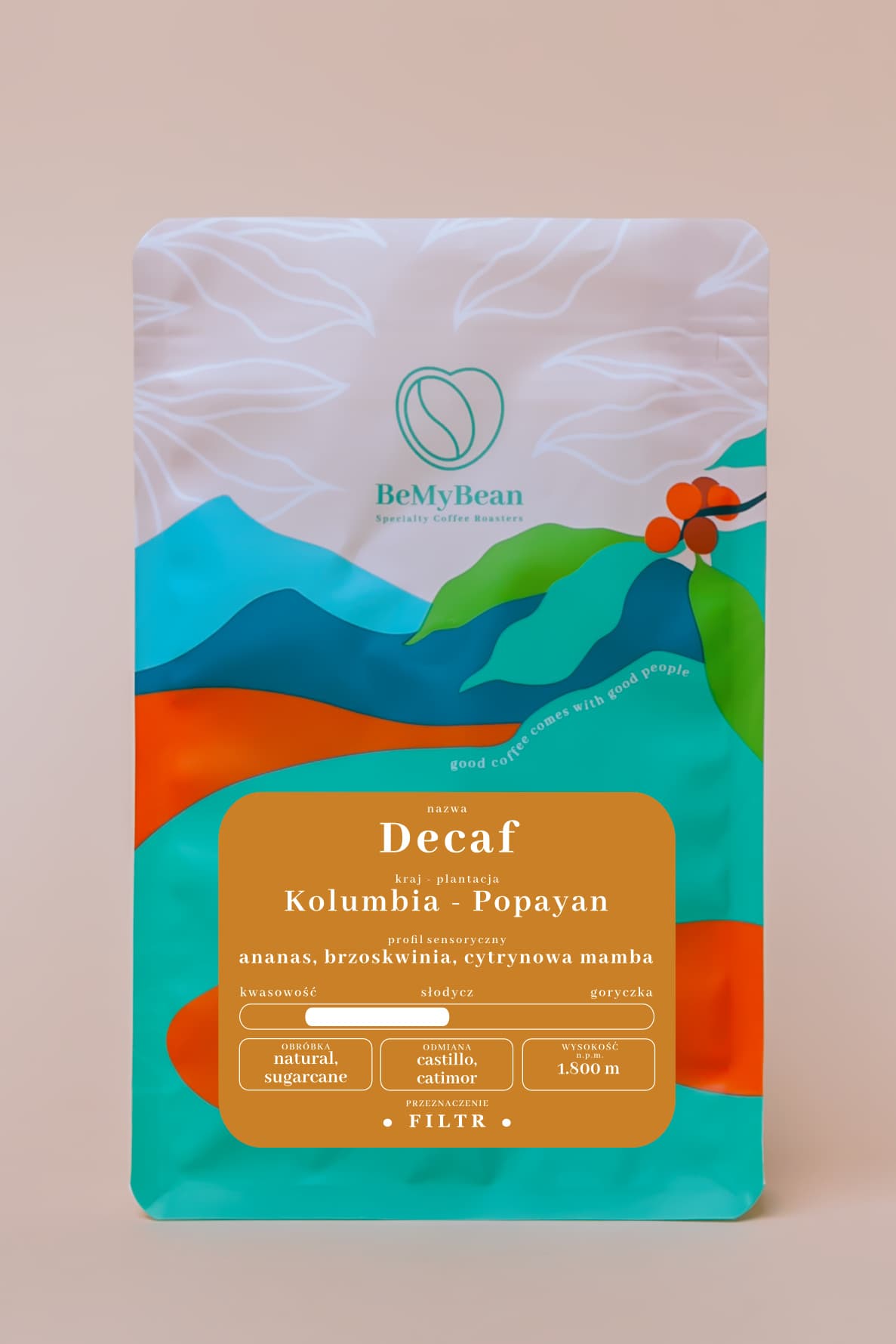 Decaf Kolumbia Popayan - kawa od BEMYBEAN, Kolumbia