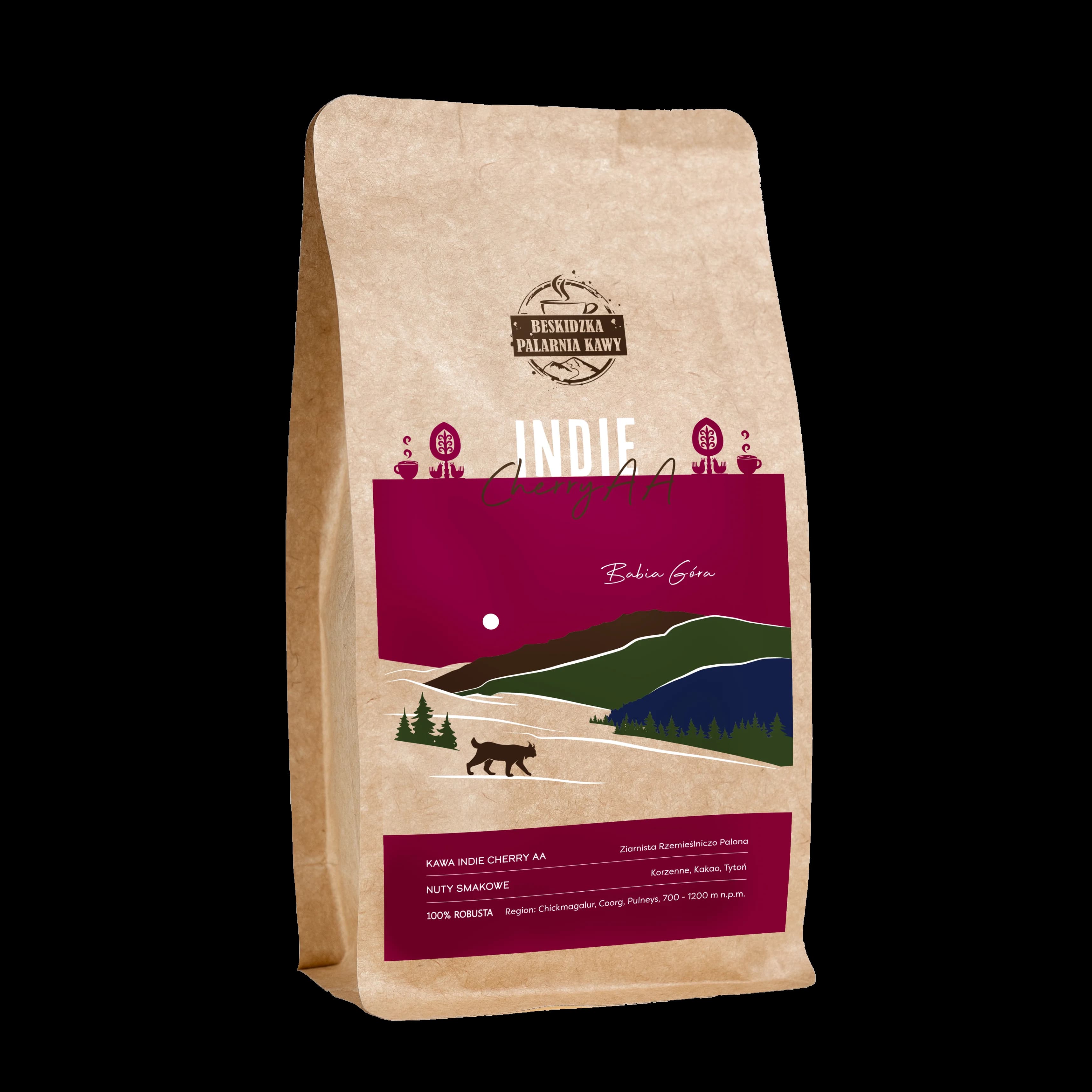 Indie Cherry AA - kawa od Beskidzka Palarnia Kawy, Indie