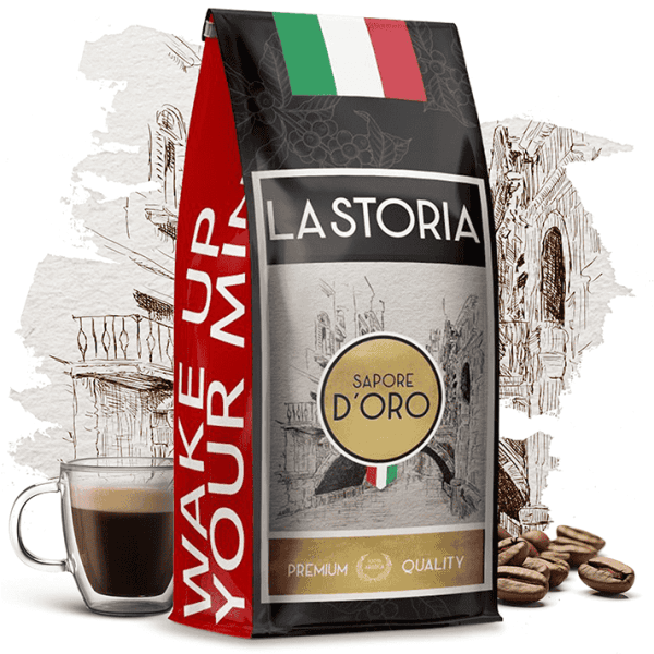 LA STORIA d'ORO 100% Arabica (Mielenie: ) - kawa od Blue Orca Coffee, Brazylia