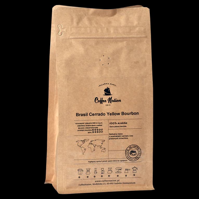 Brasil Cerrado Yellow Bourbon 100% Arabika | CoffeeNation - kawa od Coffee Nation, Brazylia