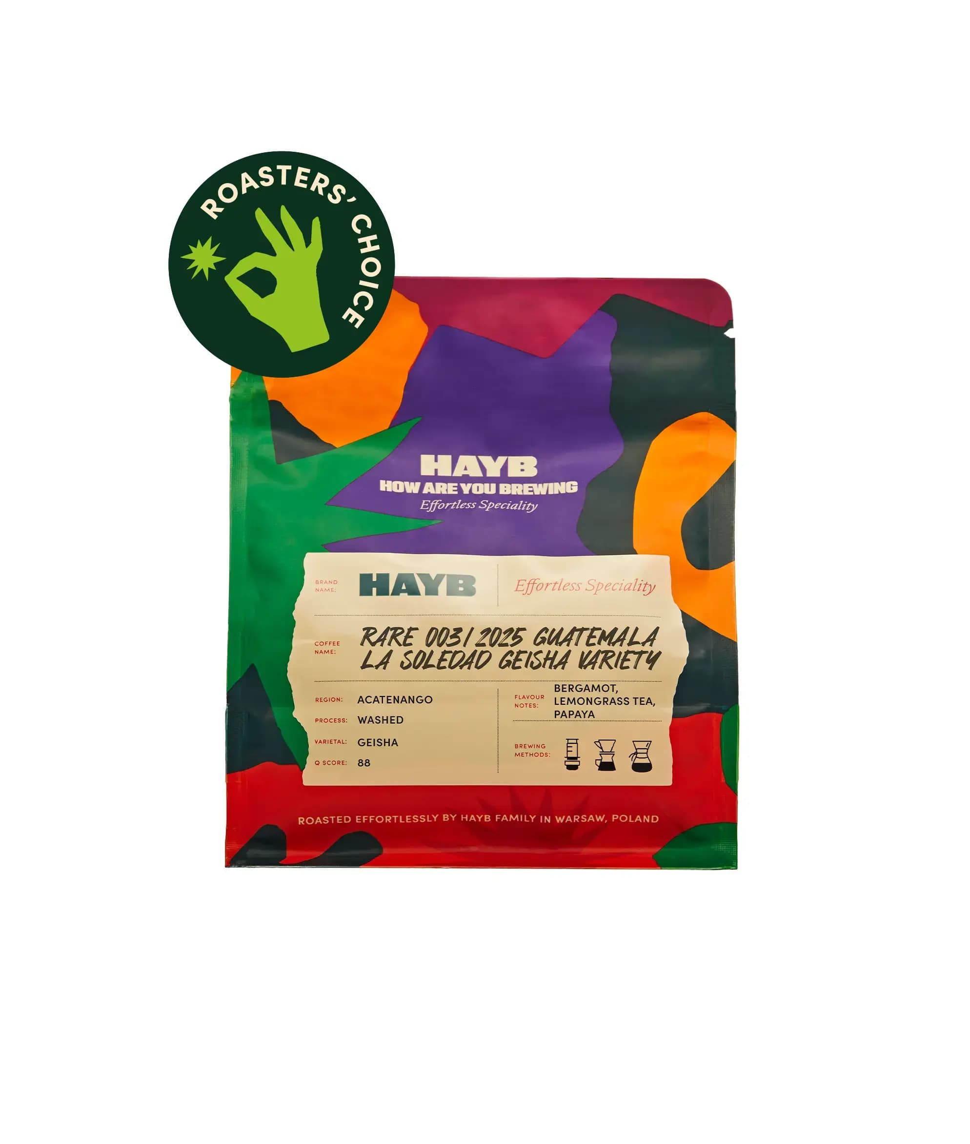 Rare 003/2025 Guatemala La Soledad Geisha Variety - kawa od HAYB, Gwatemala