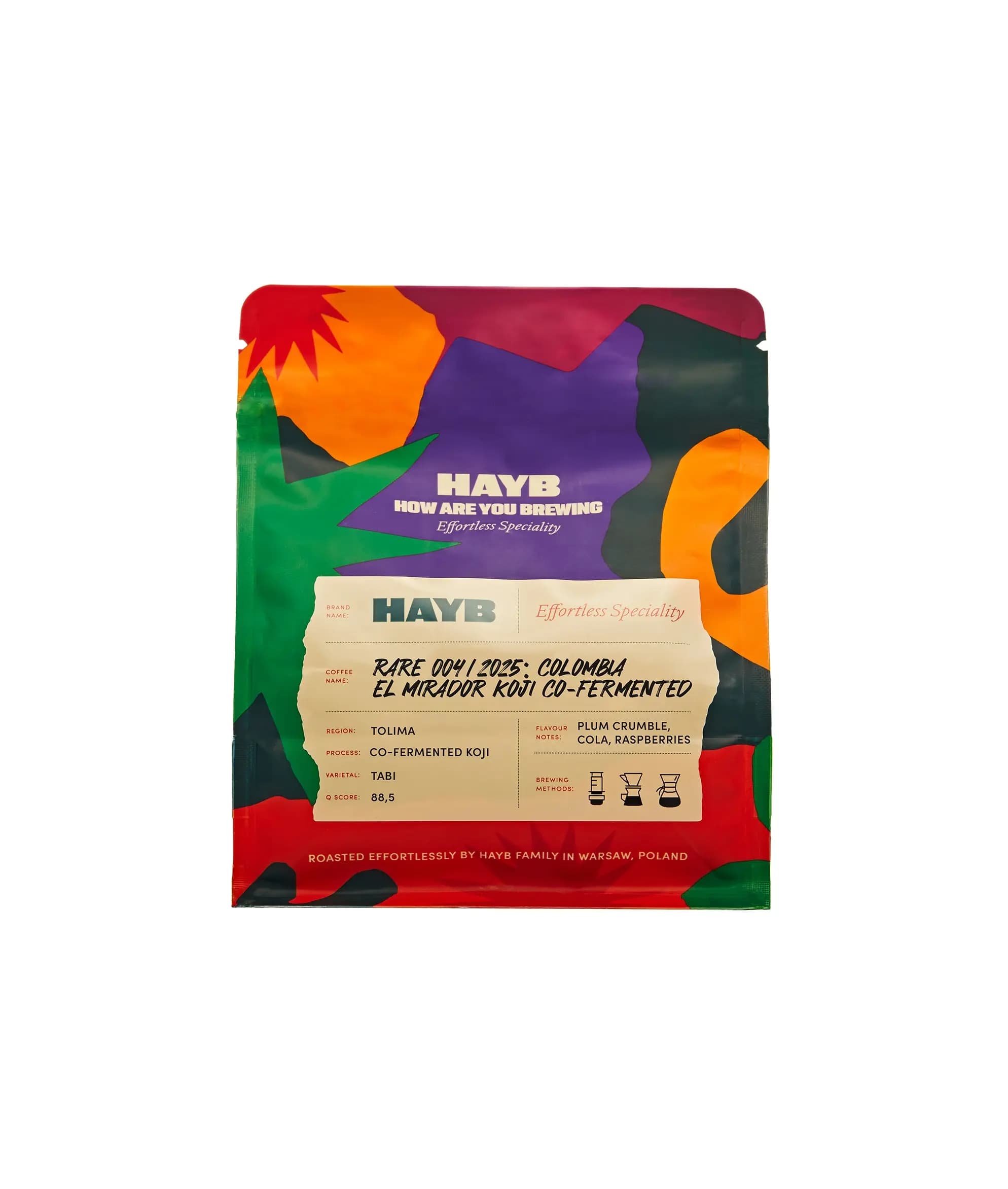 Święto kawy: Rare 004/2025 Colombia El Mirador Koji Co-fermented (Przelew) - kawa od HAYB, Kolumbia