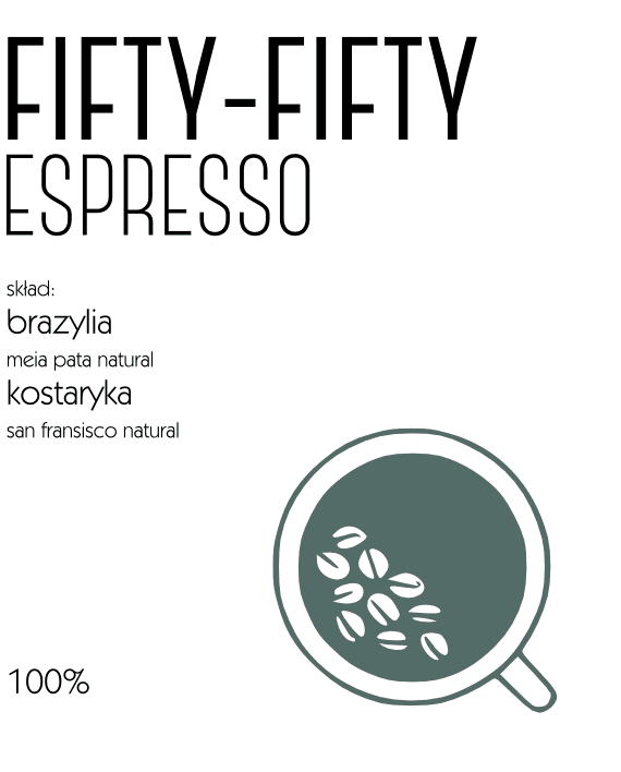 Fifty-Fifty - kawa od CRS CoffeeRoasters, Kostaryka