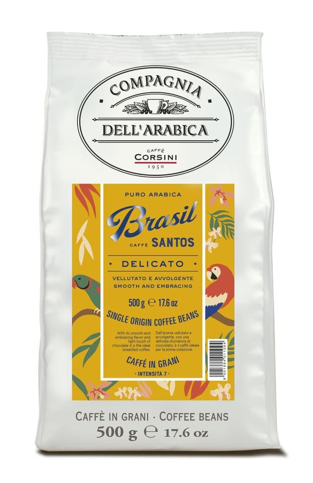 Compagnia Del'Arabica Brasil Santos ziarno - kawa od CORSINI, Brazylia