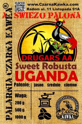 Uganda Drugars AA Robusta - kawa od Czarna Kawka, Uganda