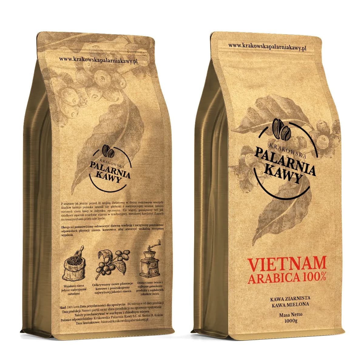 Wietnam, Lam Dong - kawa od Krakowska Palarnia Kawy, Wietnam