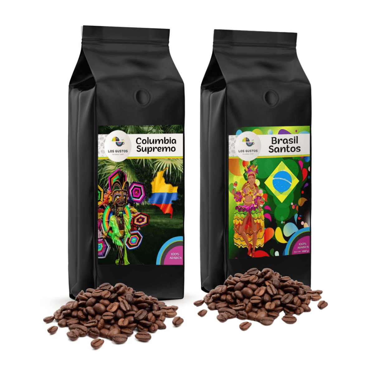 Brasil Santos + Kolumbia - kawa od Los Gustos, Kolumbia