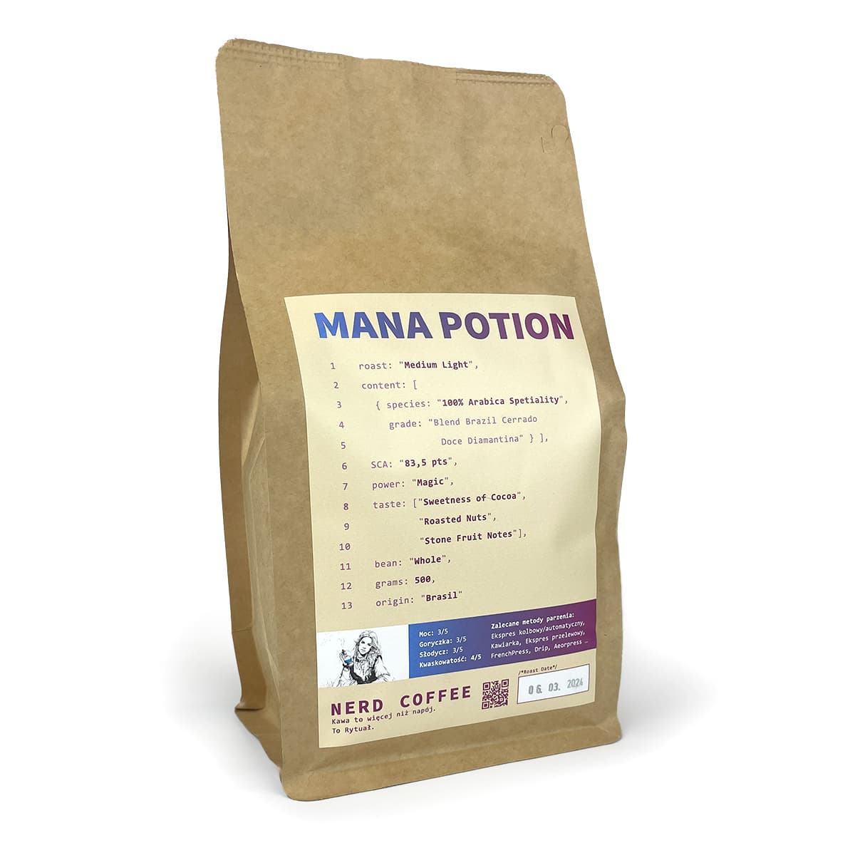 Mana Potion – Arabika - kawa od Nerd Brew, Brazylia