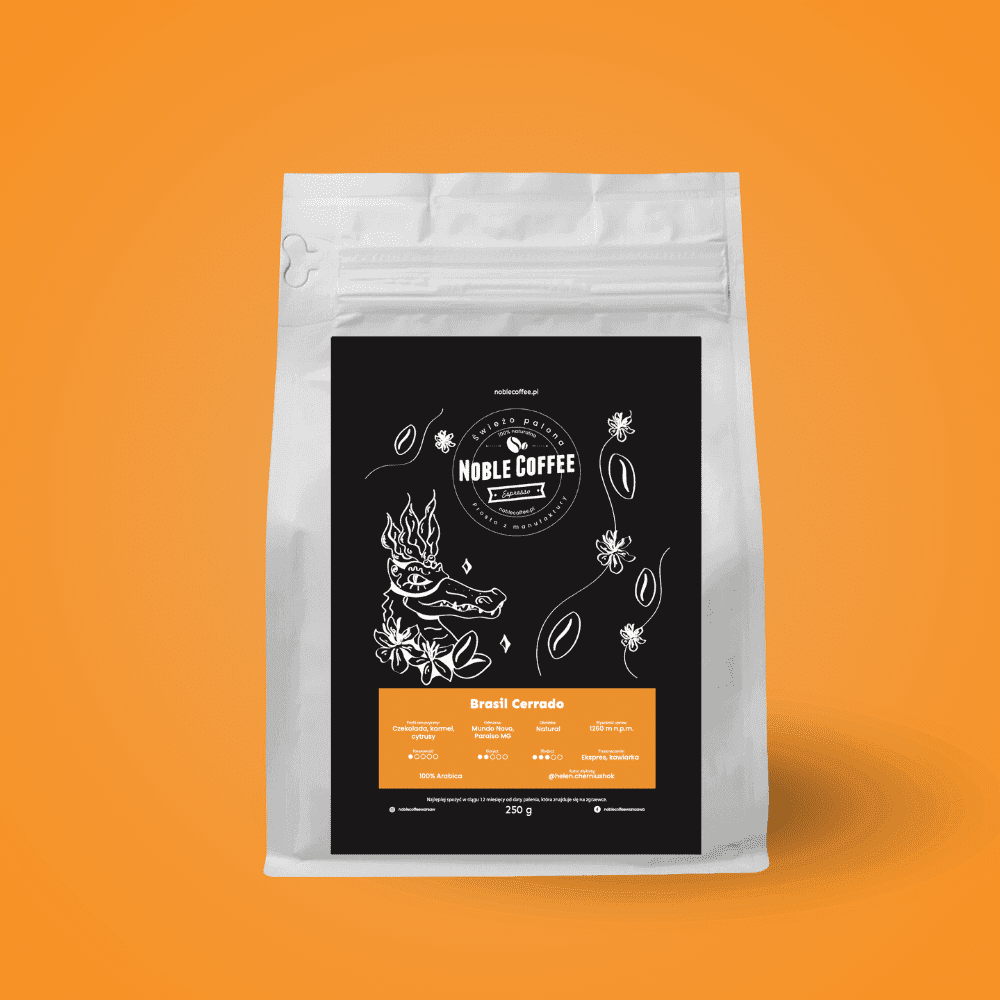 Brazylia Cerrado 100% Arabica - kawa od The Noble Coffee, Brazylia