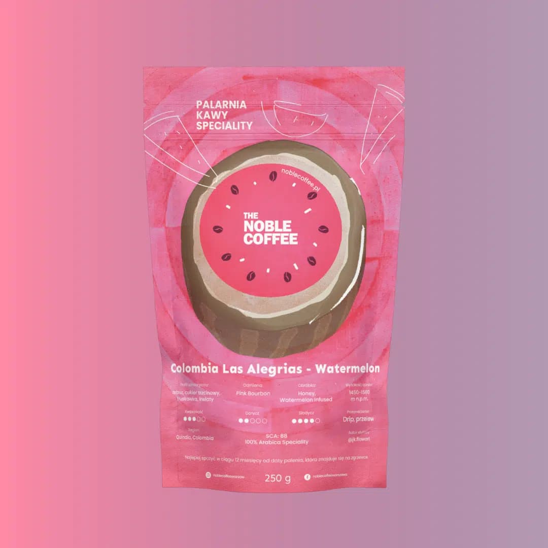 Colombia Las Alegrias – Watermelon pod przelew - kawa od The Noble Coffee, Brazylia
