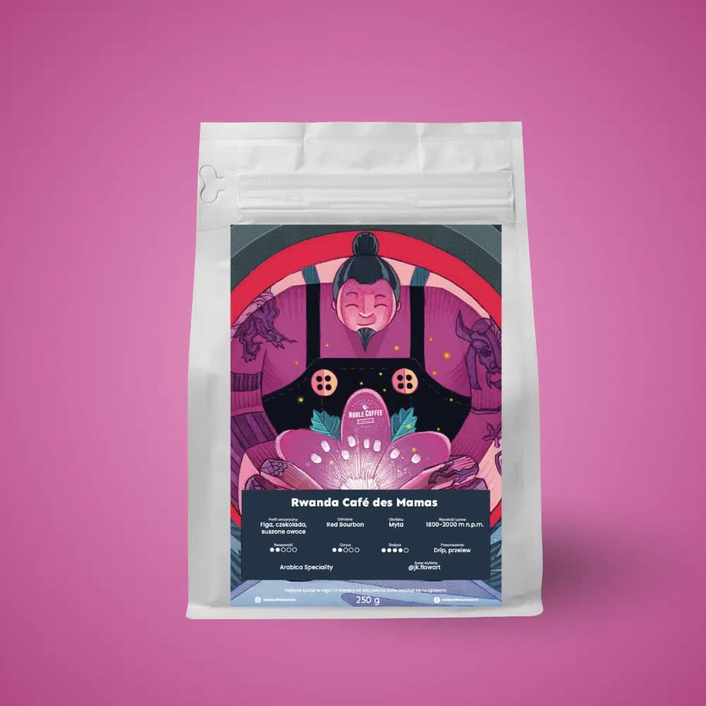Rwanda Café des Mamas - kawa od The Noble Coffee, Rwanda