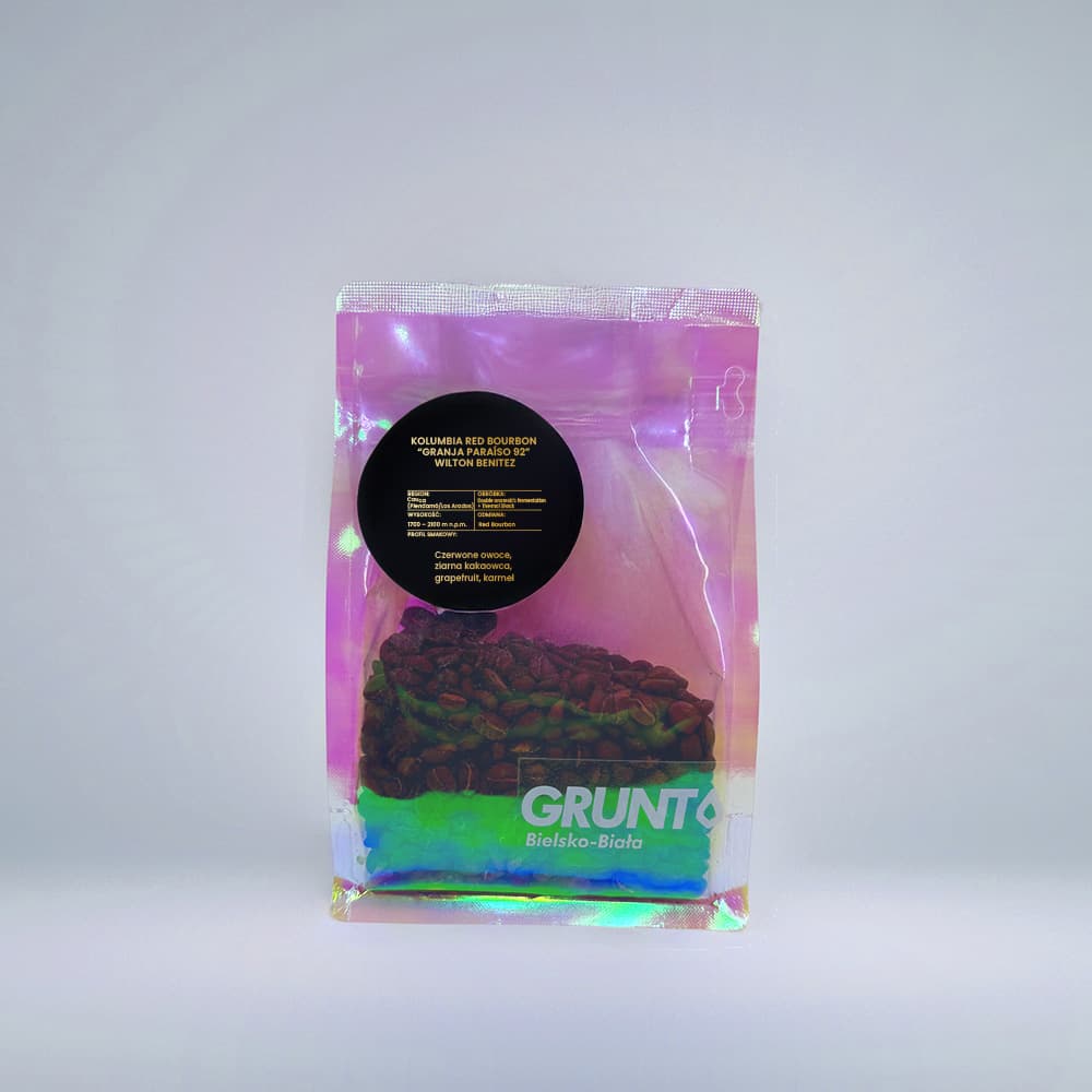 KOLUMBIA Red Bourbon “GRANJA PARAISO 92” Wilton Benitez - kawa od Palarnia Grunt, Kolumbia