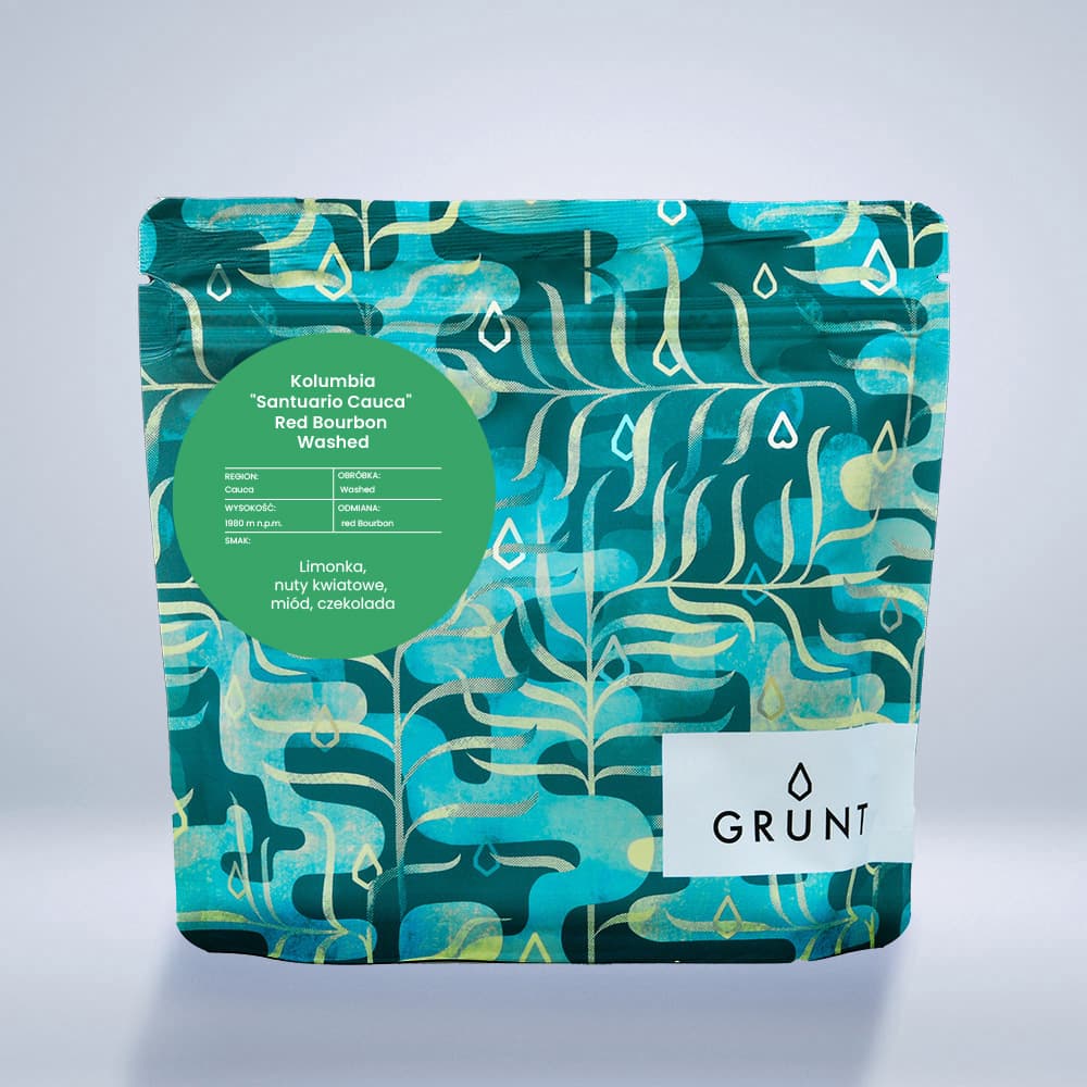 Kolumbia “SANTUARIO FARM CAUCA” Red Bourbon - kawa od Palarnia Grunt, Kolumbia