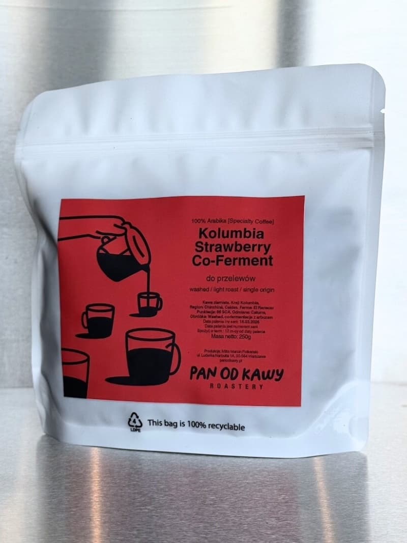 Kolumbia Strawberry Co-Ferment - kawa od Pan od Kawy, Kolumbia