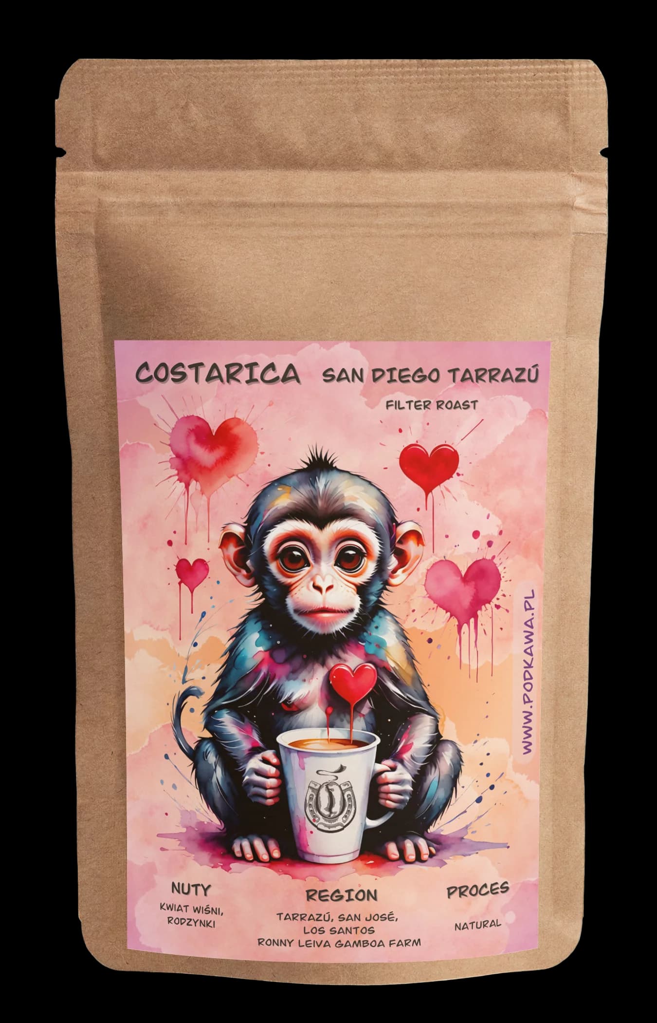 Costa Rica San Diego Tarrazú – Walentynkowa Edycja ❤️ - kawa od Podkawa, Brazylia