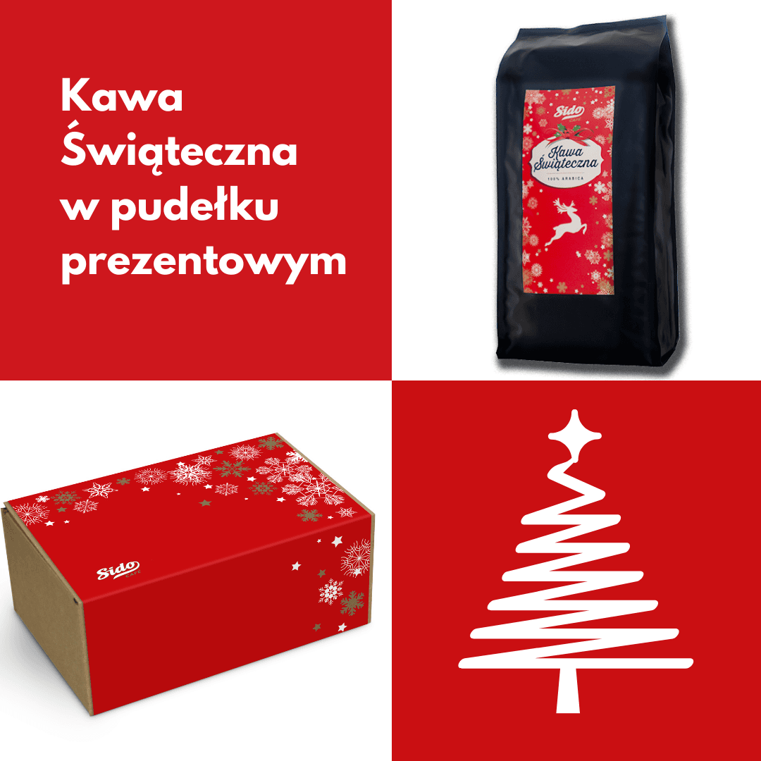 Świąteczna + pudełko - kawa od SIDO, Brazylia