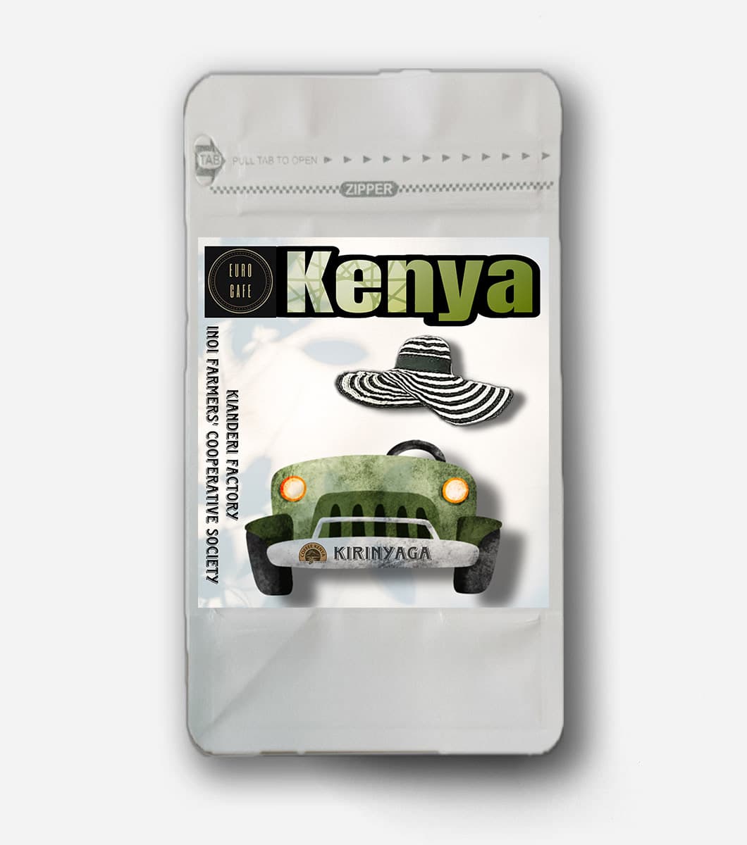Kenya Kirinyaga Kiandery Factory - kawa od Euro Cafe, Kenia