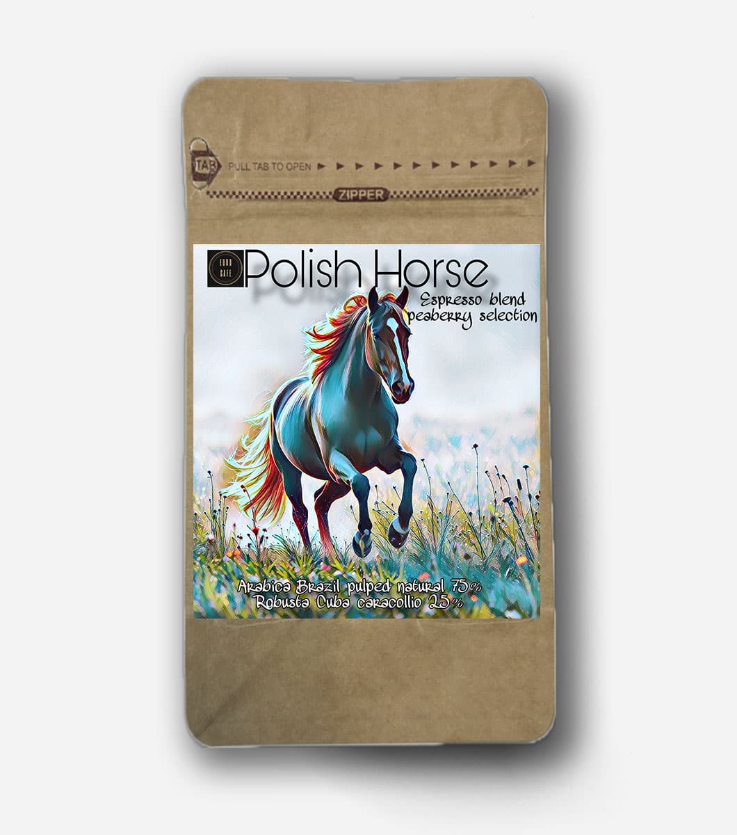 Polish Horse Peaberry Selection NE - kawa od Euro Cafe, Brazylia
