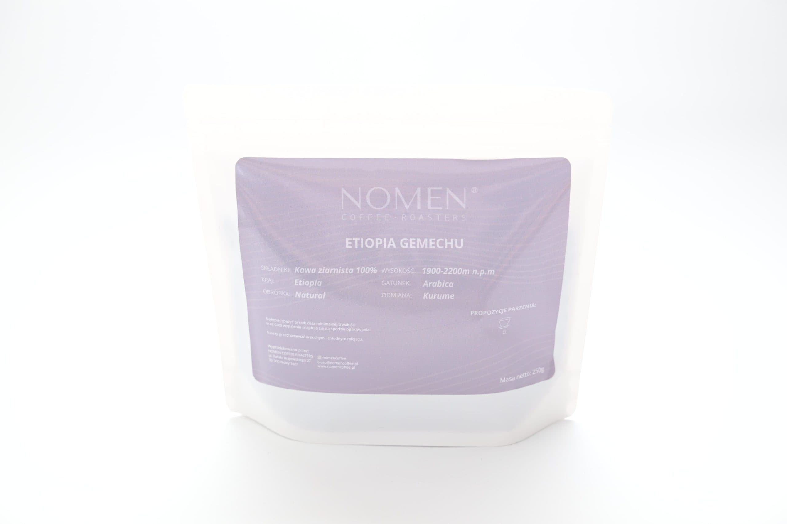 Etiopia Gemechu Arabica przelew - kawa od NOMEN, Etiopia