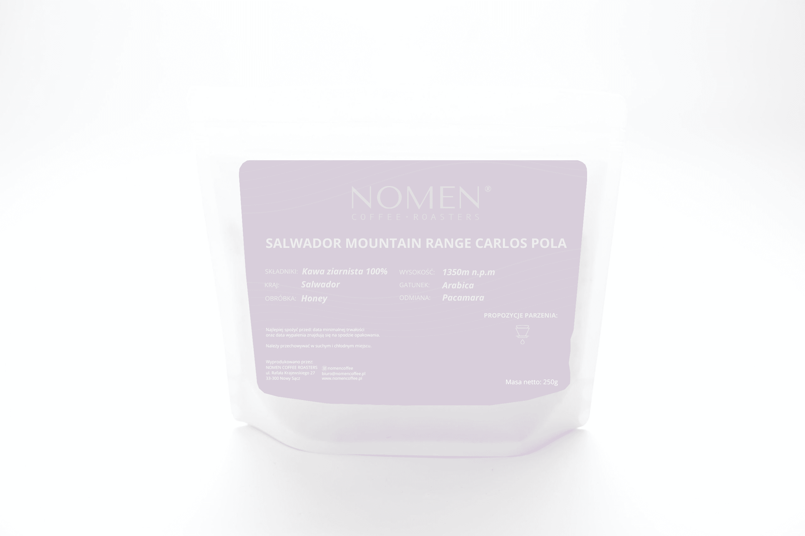 SALWADOR MOUNTAIN RANGE CARLOS POLA 100% Arabica przelew - kawa od NOMEN, Salwador