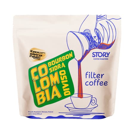 Kolumbia Diviso Adrian Lasso Bourbon Sidra - kawa od STORY COFFEE ROASTERS, Kolumbia