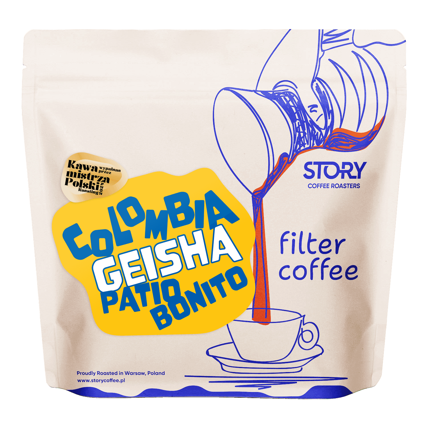 Colombia Geisha Patio Bonito – świeżo palona Kolumbia Story Roasters - kawa od STORY COFFEE ROASTERS, Kolumbia